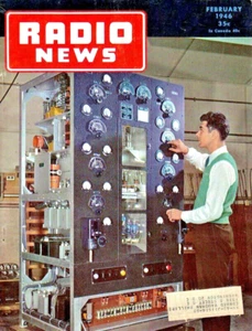 Radio News Magazine Feb. 1946 Velocity Modulation, Phase Inverters, Vintage - Picture 1 of 2