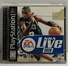 NBA Live 99 Sony PlayStation 1 PS1 CIB Jewel Case Antoine Walker Celtics Tested
