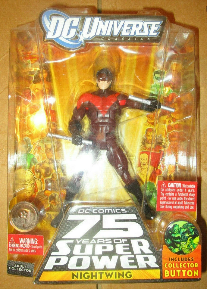 DC UNIVERSE CLASSICS NIGHTWING TRAJE ROJO VARIANTE DICK GRAYSON FIGURA JUGUETES R US EX Foto 1 de 1