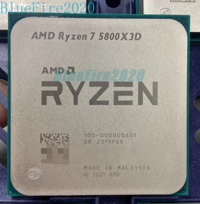AMD Ryzen 7 5800X3D 8-core 16-thread 3.4-4.5Ghz 3-level Cache 96MB CPU Processor - Image 1 of 4