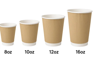 SILVER STAR Disposable Coffee Cups Paper Cups Kraft Cups For Hot Drinks Triple Layer