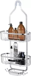 Silver Innovatronic Bathroom Hanging Shower Organizer, Over Head Shower Caddy - Picture 1 of 5