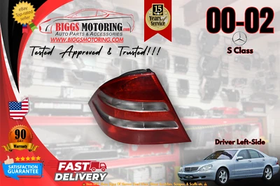 2000-2002 Mercedes Benz S-Class Driver Left Side Rear Tail Light A 220 820 01 64 - Image 1 of 4