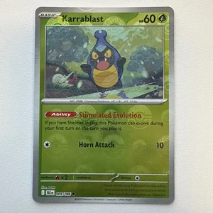 Karrablast (Poke Ball Pattern) 009/086 Sv: Black Bolt Holo Ships PWE - Picture 1 of 2