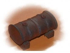 Bar Mills 1007 N Scale Bulk Fuel Tank -- Unpainted Resin Castings pkg(2) - Image 1 of 1