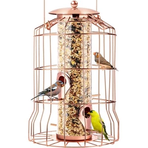 Squirrel Proof Bird Feeders for Outdoors Hanging (Premium Metal) 1.25 lb Capa... - Picture 1 of 6
