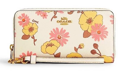 Coach Cluster Floral Print Long Zip-Around Wallet CI798 IMCAH Outlet [Parallel - Image 1 of 4