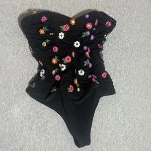 Lovers Friends Youlanda Body Korsett Damen S Small schwarz Blumenmuster Einzelhandel 158 $ - Bild 1 von 9