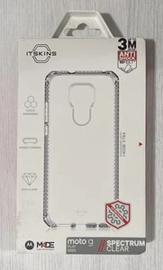 ITSKINS HexTek Xtra Shockstop Phone Case For Moto g Play (2021) Spectrum Clear - Picture 1 of 2