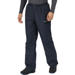 Regatta Mens Chandler Breathable Waterproof Outdoor Walking Overtrousers - Navy - Picture 1 of 2