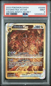 PSA 9 Giratina Vstar Gold Ultra Rare #GG69 2023 Pokemon Crown Zenith 126968543 - Picture 1 of 2