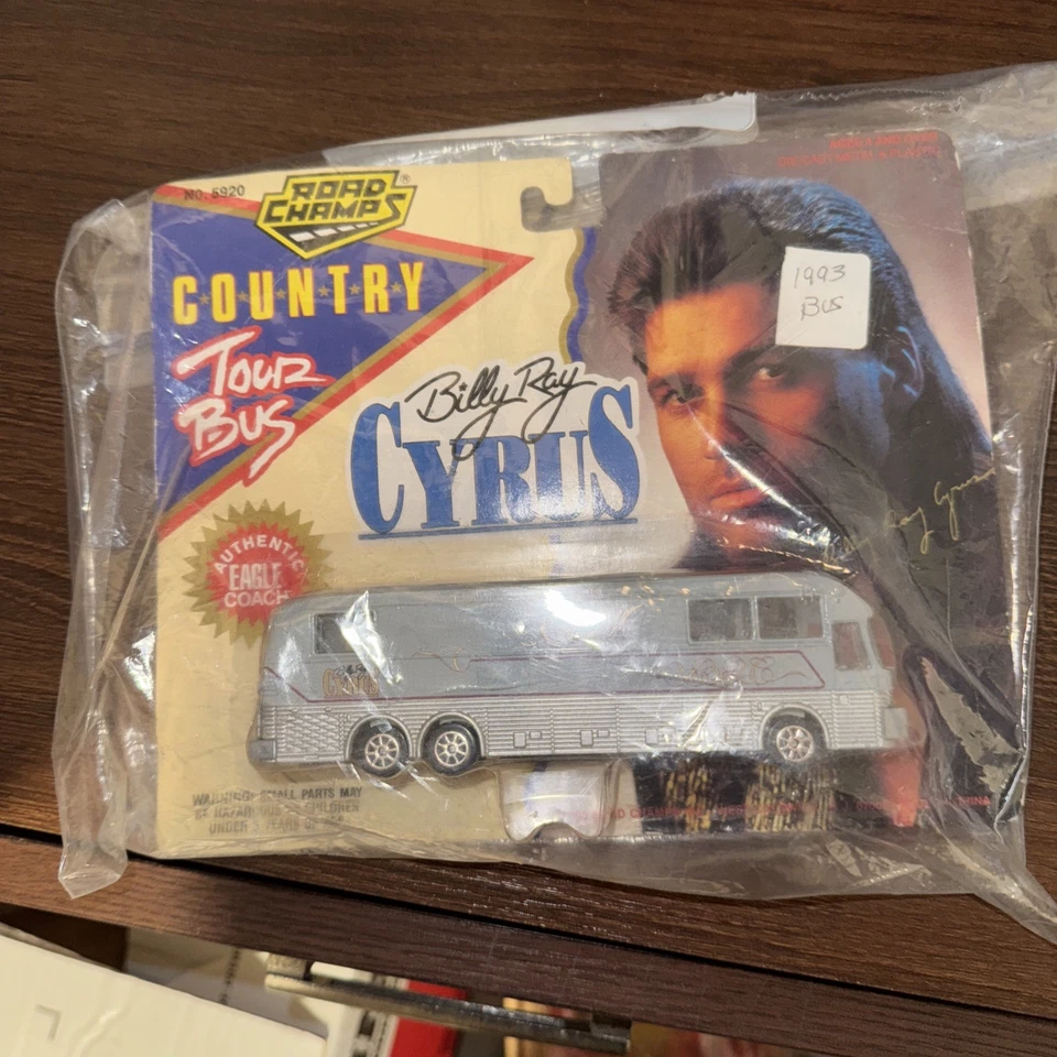 Autobús Road Champs 1992 Country Tour Eagle Coach Billy Ray Cyrus Foto 1 de 1