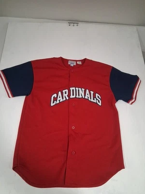 复古 Mark McGwire 圣路易斯红雀队雄伟球衣 XL MLB 红色入门衬衫 — 第 1/4 张图片