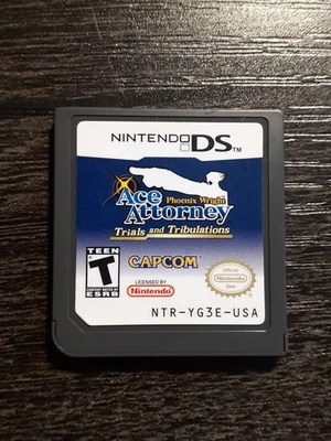 Phoenix Wright Trials & Tribulations - Nintendo DS, Authentic, Tested, Cart Only - Image 1 of 2