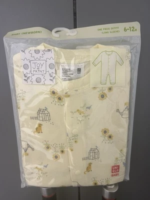 优衣库婴儿新生儿12-18个月单件长袖套装 — 第 1/4 张图片