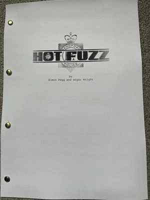 Hot Fuzz Film Script. Simon Pegg, Nick Frost. Olivia Colman. Bill Nighy. - Image 1 of 2