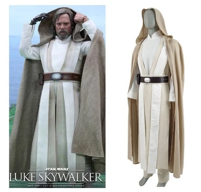 Nuevo Star Wars Los Últimos Jedi Luke Skywalker Uniforme Conjunto Disfraz Juegos con disfraces Halloween Foto 1 de 4