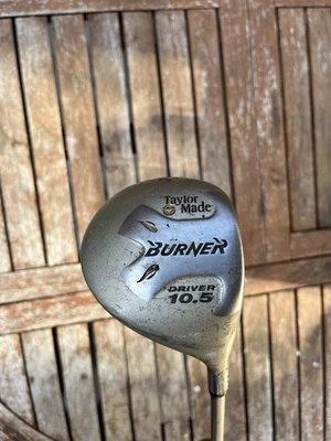 TAYLORMADE Burner Driver 10.5 Degree Righthanded Bubble Steel Shaft Golf Club - Image 1 of 4
