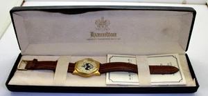 Hamilton 8458 Quartz Artcraft Watch Masonic Scottish Rite, BOX&COA, New Battery - Picture 1 of 8