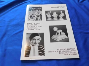 LOWERY COMIC BOOK ANIMATION ART CINEMA Auction Catalog December 11 1994 Disney - Picture 1 of 23