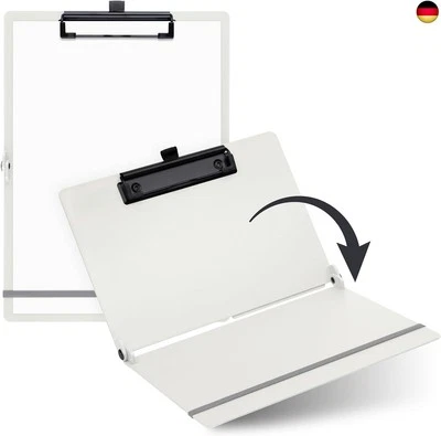 BESUCHE DEN SAX-STORE SAX Faltbares Klemmbrett, Kokos, Clipboard, A4 auf A5, hoch- und Querformat,