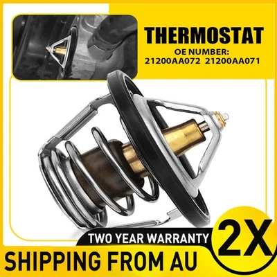 2x For Subaru Impreza, Liberty & Forester Baja Impreza Lion Outback Thermostat - image 1 of 4