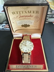 Vintage Longines Admiral 1960’s 10K gold filled men’s watch NEW w original box - Picture 1 of 14