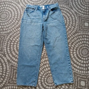 NWT Madewell Jeans Womens 30P Y2K Baggy Straight Denim High Waist Medium Wash - Picture 1 of 10