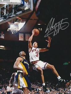 JOHN STARKS NEW YORK KNICKS AKTION SIGNIERT 8X10 - Bild 1 von 1