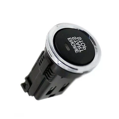 Interruptor de arranque eléctrico de 12 V de CC 3 pines botón de parada de arranque del motor sin llave para automóvil Foto 1 de 4