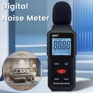 Digital Sound Level Meter 30~130dB Sound Noise Level Decibel Meter Professional - Picture 1 of 11