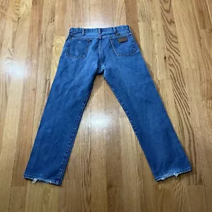 Jeans Wrangler VINTAGE adulto 30x28 blu denim western uomo - Foto 1 di 7