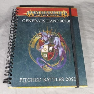 Warhammer Age of Sigmar General's Handbook Pitched Battles 2021 Tabletop Book - Picture 1 of 4