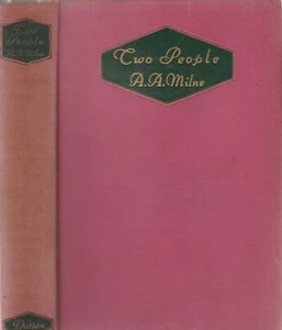 TWO PEOPLE: A NOVEL BY A. A. MILNE, 1ST ED, 1931 - Imagen 1 de 1