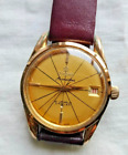Titoni Airmaster 21 Jewels Titoflex Golden Dial Handwinding Wristwatch Vintage