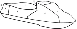 Cubierta de almacenamiento personalizada para Sea-Doo 2000-2003 LRV - Imagen 1 de 2