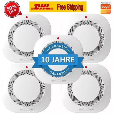 Wi-Fi Smart Smoke Detector WiFi Fire Alarm Fire Alarm Smoke Alarm * - Image 1 of 4
