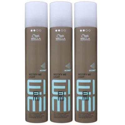 Wella Eimi Mistify Me light 3 x 300 ml schnelltrockendes Haarspray Set