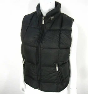 DIESEL SLEEVELESS JACKET VEST PUFFER BLAZER ZIPPER SIZE M MEDIUM BLACK - Picture 1 of 9