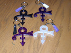 HANDMADE * Prince Symbol Keychain * Love Symbol * Purple Rain *The Purple One