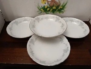 Juego de 4 tazones de sopa/ensalada vintage Mikasa Japón 9289 Barbizon 7 5/8" ~envío gratuito~ - Imagen 1 de 3