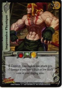 UFS CCG Street Fighter Impressive Physique Foil promo - Picture 1 of 1