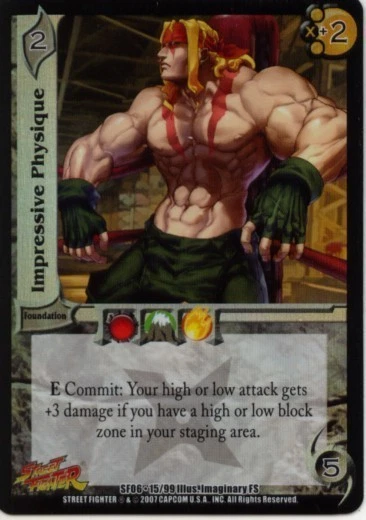 UFS CCG Street Fighter Impressive Physique Foil promo - Image 1 of 1