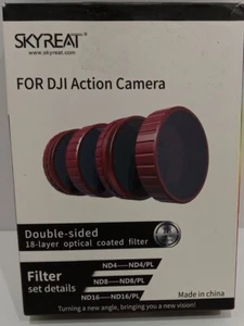 DJI Action Camera doppia faccia 18 strati ottico rivestito filtro set - Foto 1 di 8
