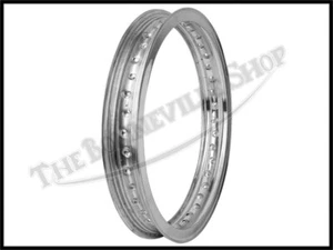 TRIUMPH REAR SHOULDERED VALANCED ALLOY 18" REAR RIM 71-75 PN# 37-3784 A W3784 - Picture 1 of 4