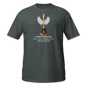 Robbie Robertson RIP Tribute Shirt The Band Last Waltz 1970s Music Tee Shirt - Picture 1 of 3