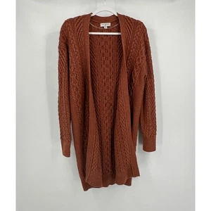 Nili Lotan X Target Womens Cable Knit Cardigan Duster Size S Boho Fall Layering - Picture 1 of 7