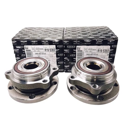 NEW FOR Set Of Two 3W0407613E - Bentley Gt Gtc & Flying Spur Wheel Hub Bearing Foto 1 de 4