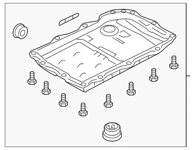 Filtro de aceite de transmisión Land-Rover genuino LR065238 Foto 1 de 2