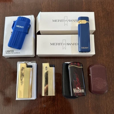 De colección.  Lote de encendedores años 80-90 (7) mérito nunca disparado (3) Garcia Vega (2) Winston (2) Foto 1 de 4